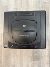 Sega Saturn Console MK-80000 Tested Working w/ AV Cable Authentic USA Model