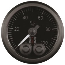 Autometer Stack Instruments Pro Control 52mm Oil Pressure Gauge For 0-100 Psi