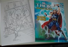 Marvel THOR Coloring & Activity Book “HAMMER of THOR!