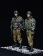 1/35 Resin Figure WW2 US Soldiers Unpainted Unassembled