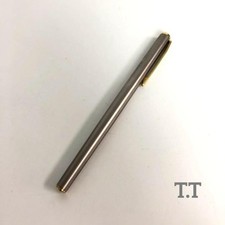 Penna stilografica MONTBLANC argento - strumento di scrittura autentico, usat...