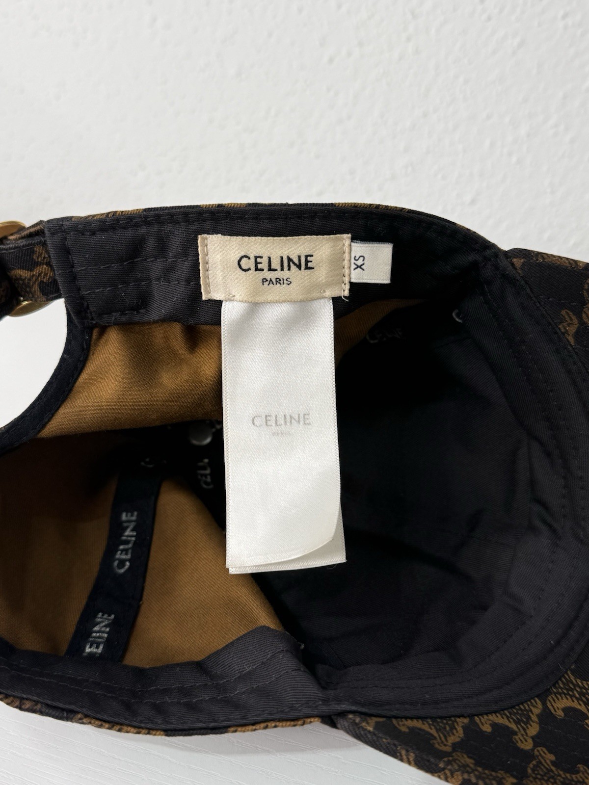 CELINE Triomphe Monogram Baseball Cap size XS - image 6