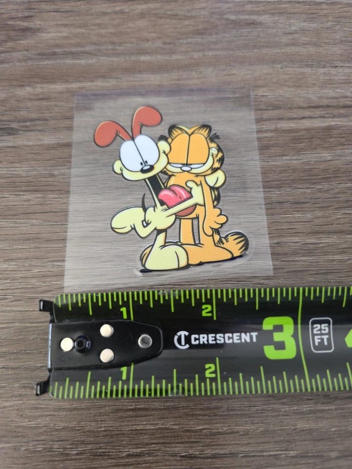 Garfield And Friends Retro Cartoon Raised UV DTF decal 3in X 2.5in Full Color - Image 4 of 4