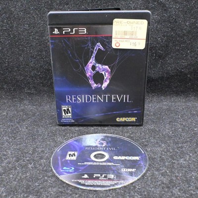 Resident Evil 6 (PS3, 2012) With Case No Manual