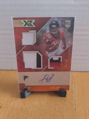 ITO SMITH 2018 Panini XR TRIPLE BLUE PATCH AUTO ROOKIE REFRACTOR #11/25 RC