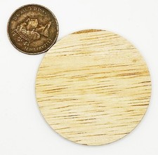 Dolls House Wooden Chopping Board Round Kitchen 1:12 Scale Accessory H tumdee