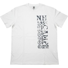 Timberland Graphic T-Shirt Mens Size L White Outdoor Regular Fit 100 Cotton NEW