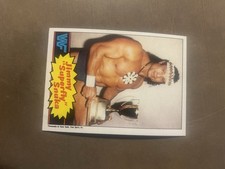 Topps WWF Jimmy 'Superfly' Snuka  1985 Vintage    1 card and 1 sticker 