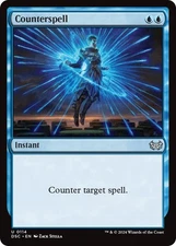 1x Counterspell - Commander: Duskmourn: House of Horror - NM  -  MTG