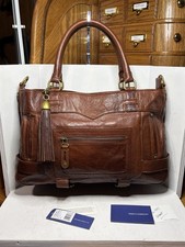 Rebecca Minkoff Rapture Everyday Satchel - Glazed Chocolate Brown/Antique Brass