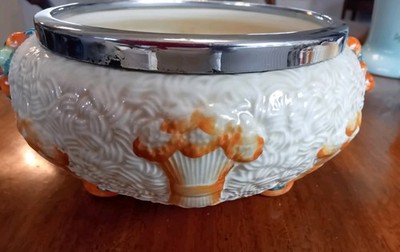 Clarice Cliff 'footed Celtic Harvest' Barbola Salatschüssel, 30er Jahre 