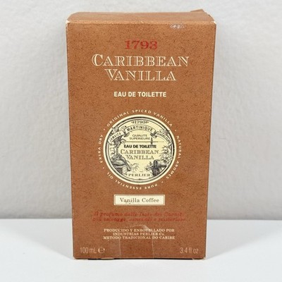 Perlier 1793 Caribbean Vanilla Coffee 3.3 oz Eau de Toilette Spray Italy