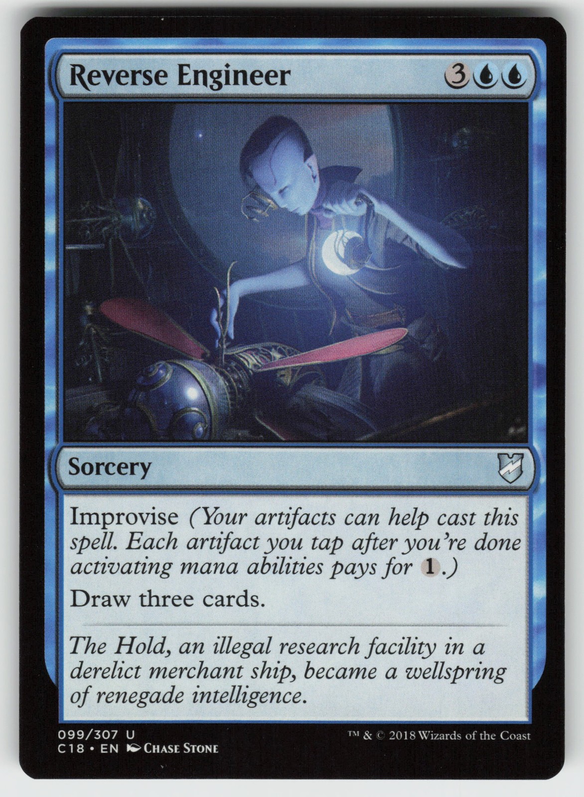Reverse Engineer Commander 2018 99 U NM MTG