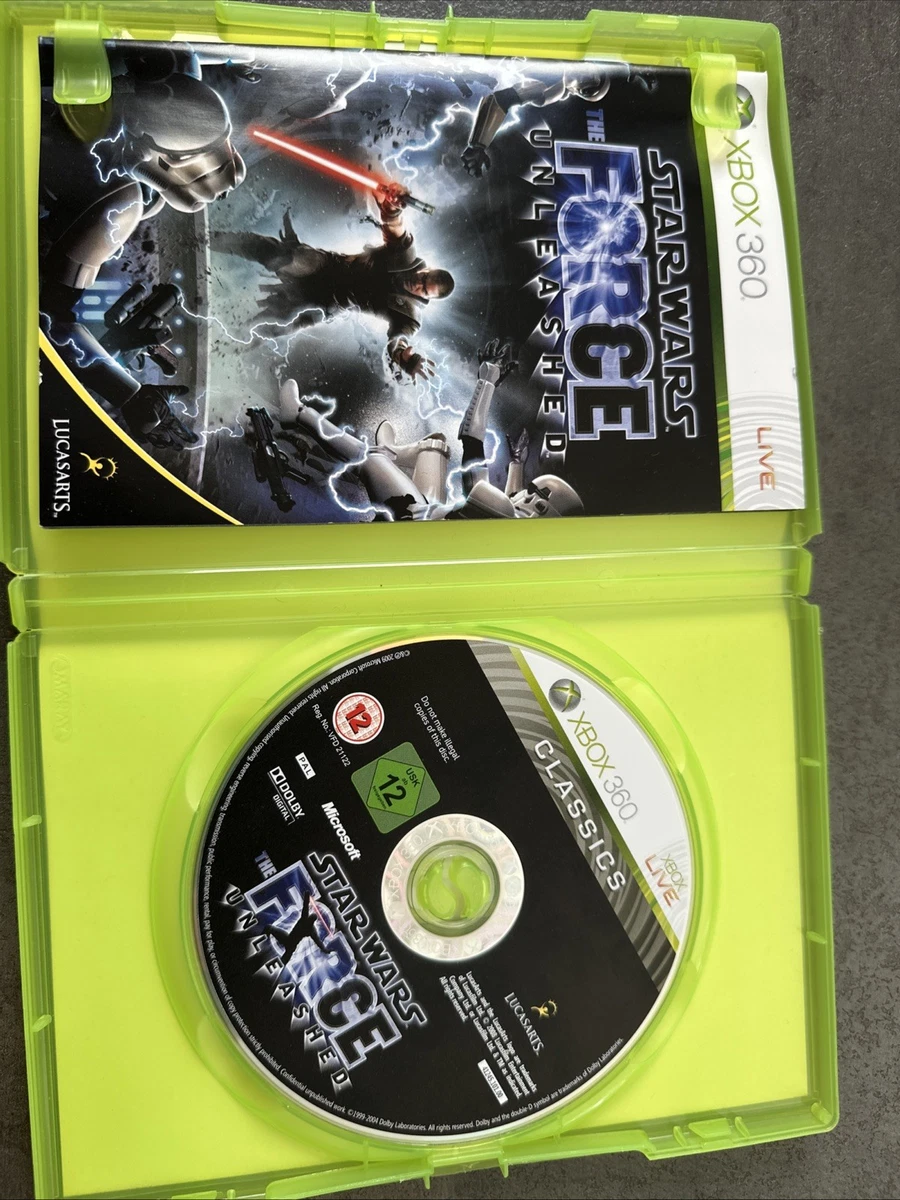 Microsoft Xbox 360 Classics - STARWARS - THE FORCE - Unleased - Como nuevo