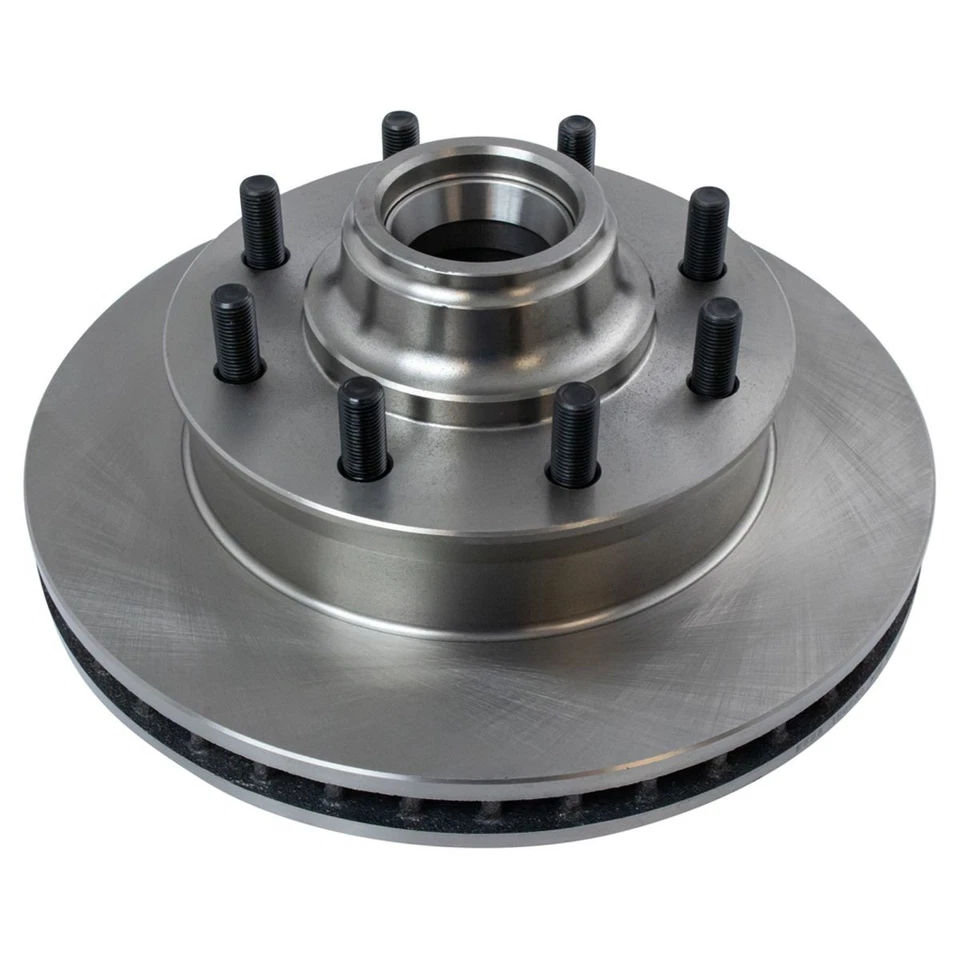 Kit de pastillas de freno y rotor de disco de cerámica delantera TRQ para camioneta Chevy GMC SUV Foto 3 de 4