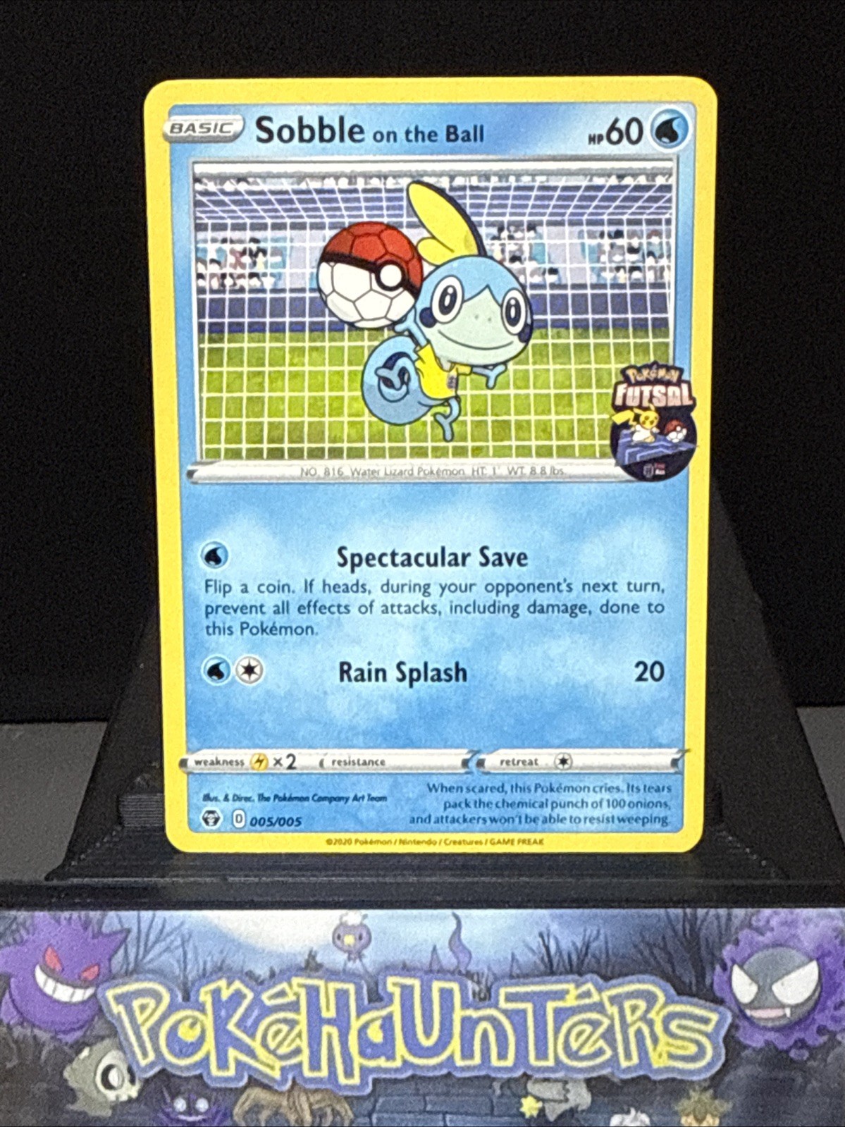 Pokemon Card Sobble On The Ball 005/005 Futsal Football Promo Near Mint