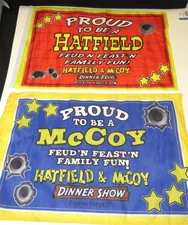 2 Proud To Be A Hatfield & McCoy Flags Feud’N Feast’N Family Dinner Pigeon Forge