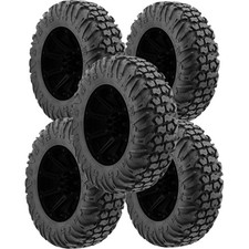 Qty 5 30x9.5x15 Efx Motovator Lrd Black Wall Tires