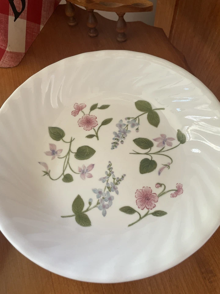 Set Of 2 Corelle Impressions DELICATE ARRAY 20-oz PASTA BOWL Soup Floral Swirled - Image 3 of 4