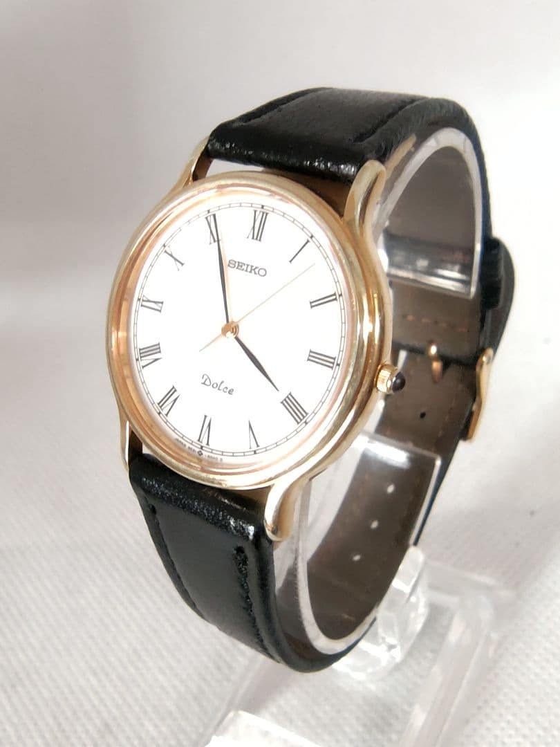 Dolce Watch New Battery Seiko 33.8mm Women's 9531-6030 Strap Leather - vintagewatches.pk