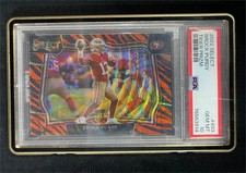 2022 Select Field Level Tiger Wave #493 Brock Purdy Rookie SSP PSA 10 Pop 1 NOP