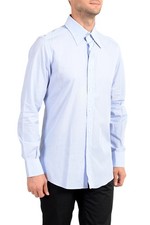 Dolce&Gabbana Men's Light Blue Long Sleeve Dress Shirt