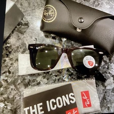 Ray-Ban Original Wayfarer Classics Polarized Sunglasses - Tortoise Green  