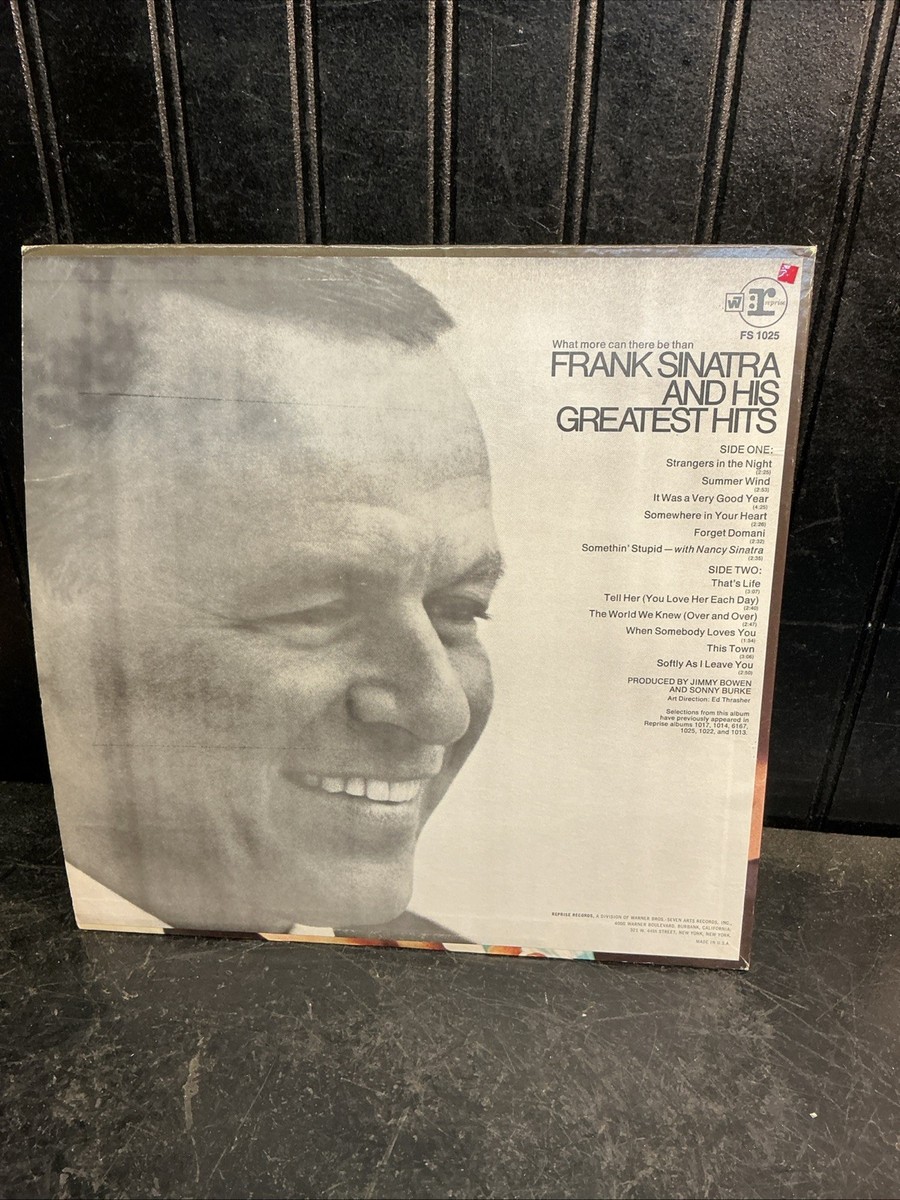 Frank Sinatra: Frank Sinatra's Greatest Hits (Reprise FS 1025) VG