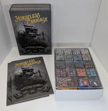 Horseless Carriage Board Game with Tray Organizer Set Splotter Spellen Complete