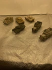 Vintage Lesney Matchbox Lot of 7 Military Vehicles Corgi Jeep