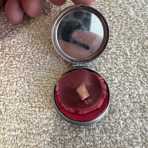 Vintage Elmo Rouge Makeup Powder Compact Mirror Art deco - Picture 8 of 9