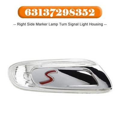 RightSide Marker Lamp Turn Signal Light Housing for MINI F55 F56 F57 S 2014-21 H