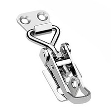 Rust and Water Resistant Adjustable Hasp Lock Latch for Boxes and Cases
