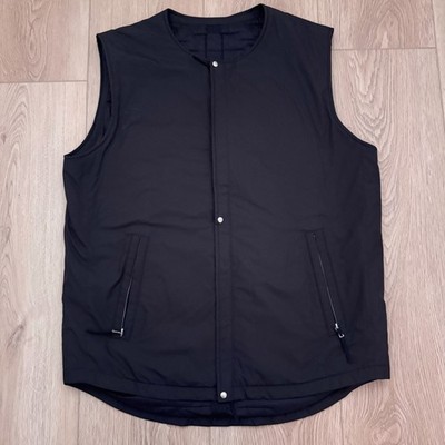 Nike Every Stitch Considered ESC Mens L Collared Vest Black Down Filled Full Zip