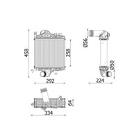 LadeluftküHler Mahle CI 672 000P Luftversorgung