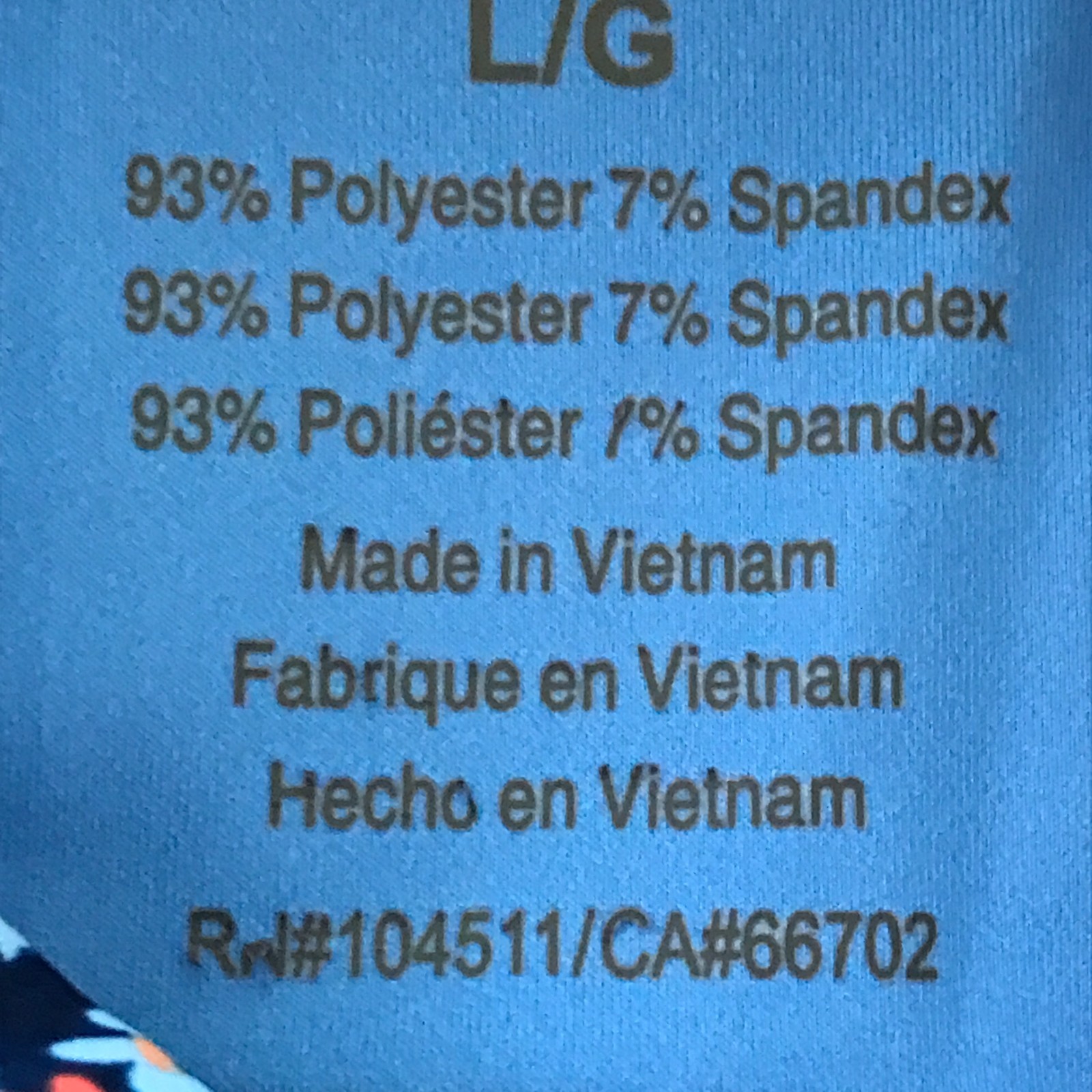 Birdie Bound Performance Polo Shirt Men L Blue Floral Short Sleeve Athleisure