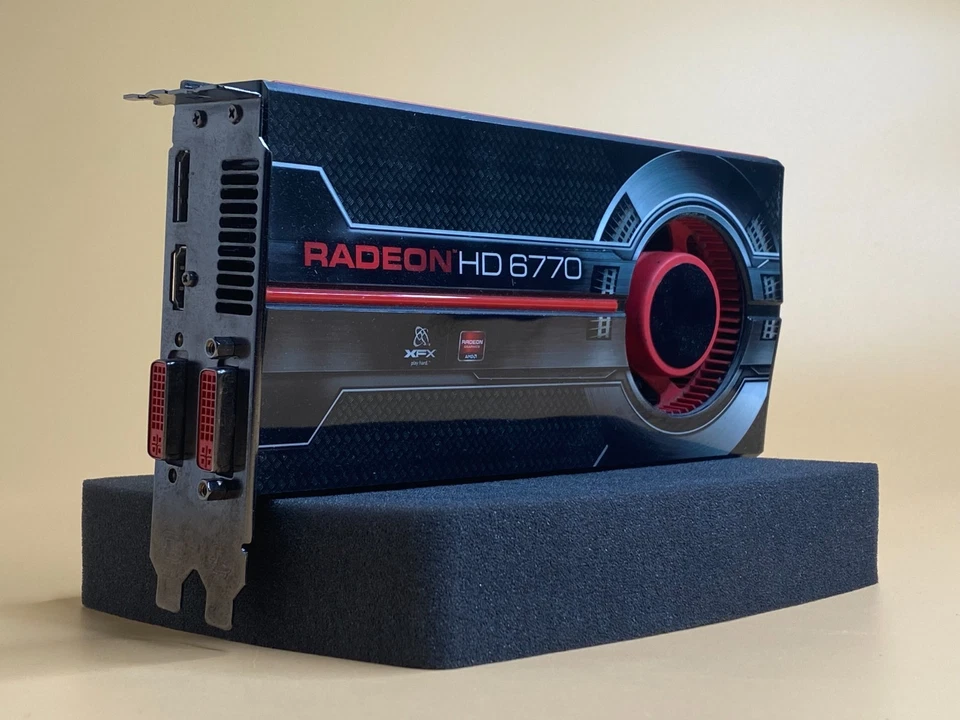 XFX AMD Radeon HD 6770 1GB GDDR5 GPU Computer Graphics Video Card 2x DVI 2x HDMI - Image 4 of 4