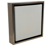 Brushed Silver Floater Frame for 1.5 inch deep Canvas, For Canvas Size 20x24"