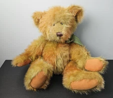 Russ Berrie Brightley Teddy Bear Plush Stuffed Animal Fully Jointed Corduroy Paw