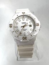Casio LRW200H-7E2V Ladies Analog Watch White 100m WR Rotating Bezel Date New