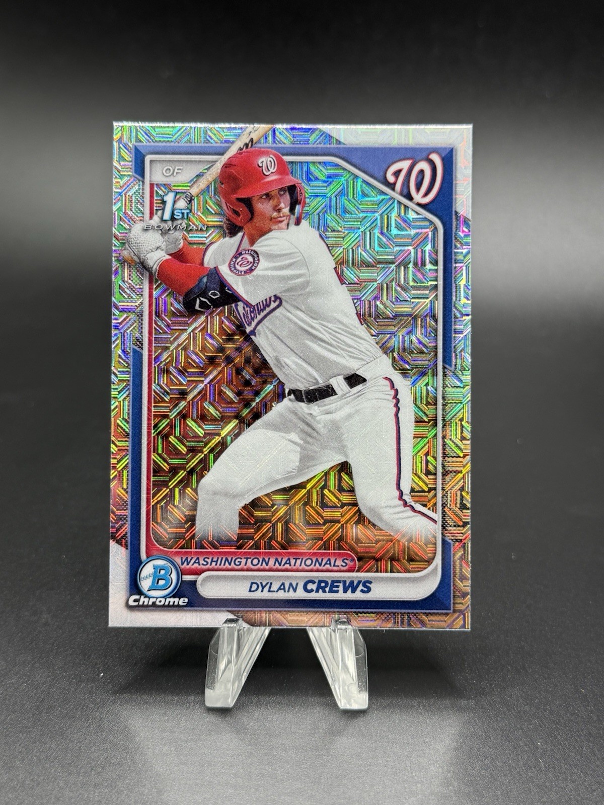 2024 Bowman Dylan Crews Chrome Mega Box Mojo Refractor 1st #BCP-23