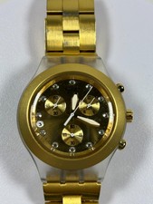 SWATCH Irony Diaphane Chrono Full Blooded Watch SVCK4032G - Pre-owned