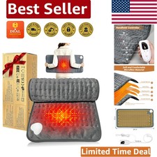 Luxury Electric Heating Pad for Back, Neck  Shoulders - 6 Heat Settings