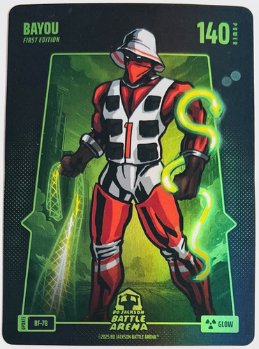 2025 Bo Jackson Battle Arena Update BAYOU Ja’Marr Chase Glow Battle Foil #BF-78