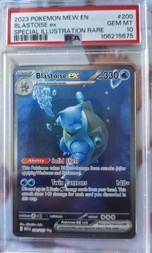 Pokemon Blastoise 200 PSA 10