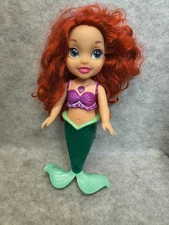 Disney Jakks Little Mermaid Ariel Sing & Sparkle Talking Light up tail 14" Doll