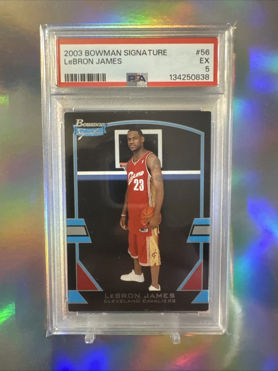 Bowman LeBron James Basketball Rookie Sports Trading Cards for