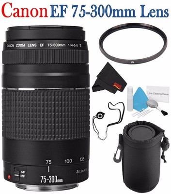 Canon EF 75-300mm f/4-5.6 III Lens Starter Bundle 03