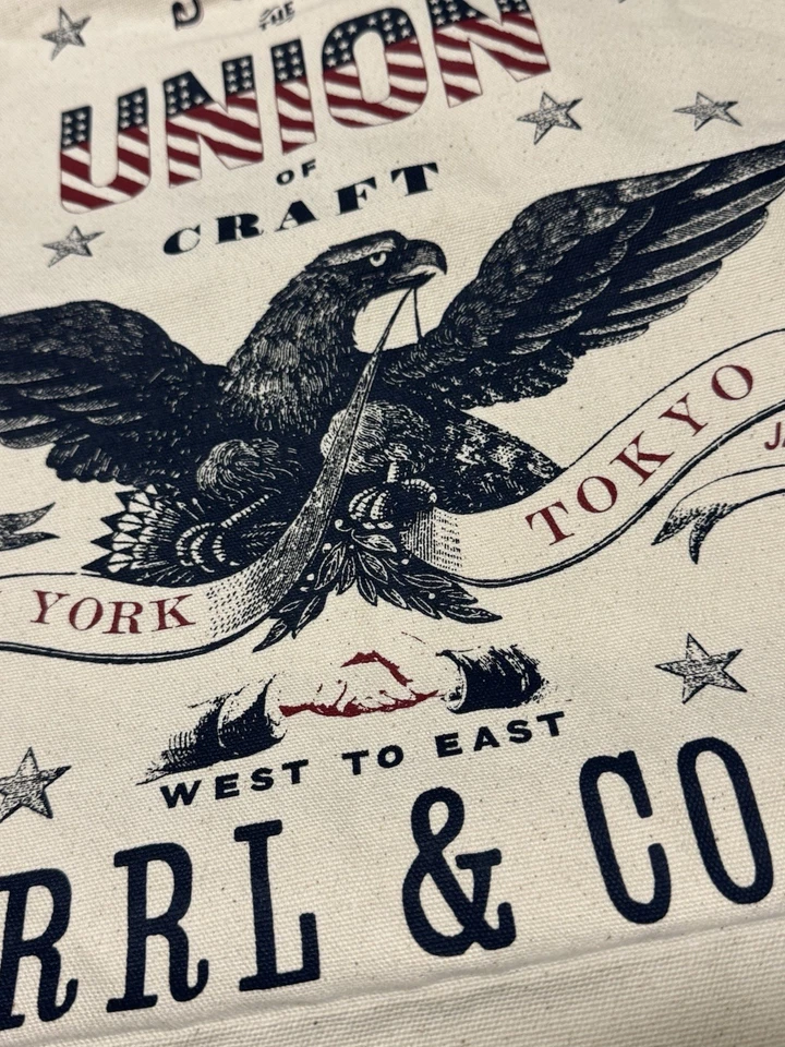 Bolso de Mano de Compras RRL Doble RL Ralph Lauren Union of Craft Lona Foto 4 de 4