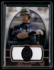 2019 Topps Tribute #DR-AR Alex Rodriguez Single-Player Dual Relics #/150